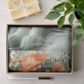 Dekoupage Whimsical Regal Furry Cat Seidenpapier (Geschenk)