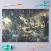 Dekoupage Whimsical Scene Alice & Rabbit Seidenpapier (Basteln)