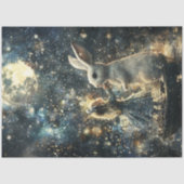 Dekoupage Whimsical Scene Alice & Rabbit Seidenpapier (Vorderseite)