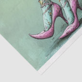 Dekoupage Whimsical Sophisticine in Lounge Seidenpapier (Ausschnitt)