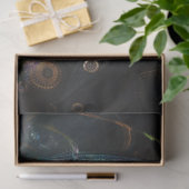 Dekoupage Whimsical Steampunk-Affe in lebendiger F Seidenpapier (Geschenk)