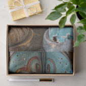 Dekoupage Whimsical Stoned Comical Face Boots Seidenpapier (Geschenk)