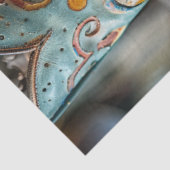 Dekoupage Whimsical Stoned Comical Face Boots Seidenpapier (Ausschnitt)