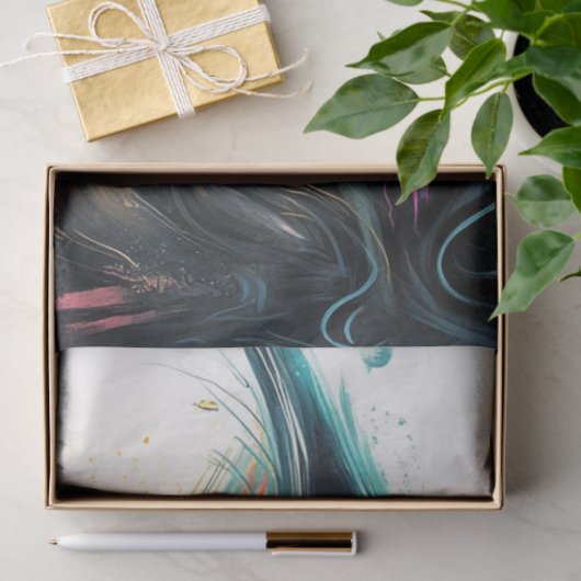 Dekoupage Whimsical Vibranred Cats Seidenpapier (Geschenk)