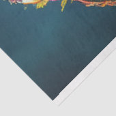Dekoupage Whimsical Vibrant Colored Beach Manatee Seidenpapier (Ausschnitt)