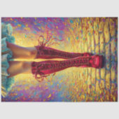 Dekoupage Whimsical Walk of Independence Seidenpapier (Vorderseite)