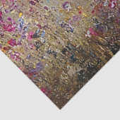 Dekoupage Whimsical White Horse Field of Blume Seidenpapier (Ausschnitt)