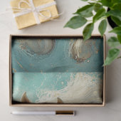 Dekoupage White Horse Majestic Ocean Szene Seidenpapier (Geschenk)