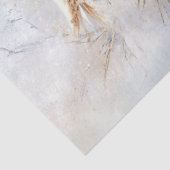 Dekoupage White Owl Golden Accent Friedlich Seidenpapier (Ausschnitt)