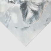 Dekoupage White Tiger Guardian of Harmony Artemis Seidenpapier (Ausschnitt)