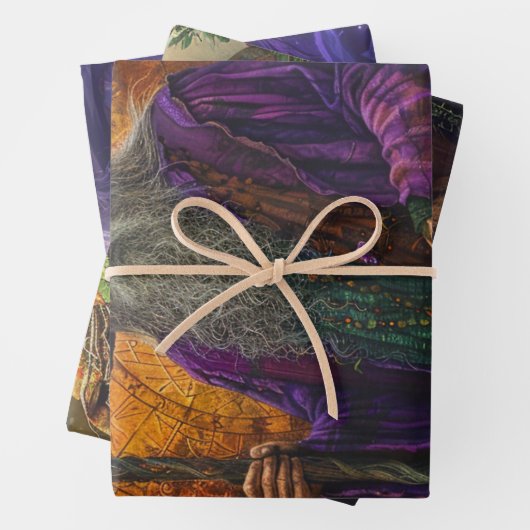Dekoupage Wizards Eldric Verzauberer Geschenkpapier Set (Beispiel)