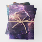 Dekoupage Wizards Set von 3 Geschenkpapier Set (Beispiel)