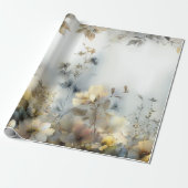 Dekoupage Wrapping Paper Floral Design Pastete Geschenkpapier (Ungerollt)