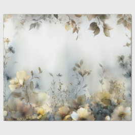 Dekoupage Wrapping Paper Floral Design Pastete Geschenkpapier