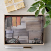 Dekoupage zum Schreiben von Büchern für Schreibmas Seidenpapier (Geschenk)