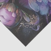 Dekoupge Vibrange Digital Vibrany Peony Lila Pink Seidenpapier (Ausschnitt)