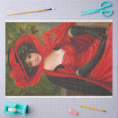 Dekoupieren von viktorianischen Kunstdrucken Seidenpapier (Basteln)