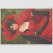 Dekoupieren von viktorianischen Kunstdrucken Seidenpapier (Vorderseite)