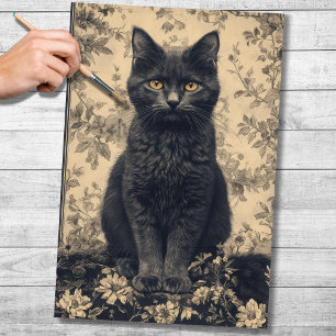 Dekoutenpapier für schwarze Katzen Seidenpapier