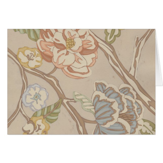 Dekrative Organza Chintz Floral Design (Vorderseite (Horizontal))