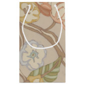 Dekrative Organza Chintz Floral Design Kleine Geschenktüte (Rückseite)