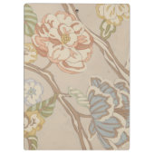 Dekrative Organza Chintz Floral Design Klemmbrett (Rückseite)