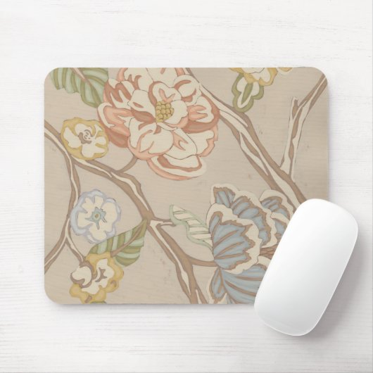Dekrative Organza Chintz Floral Design Mousepad (Mit Mouse)