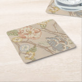 Dekrative Organza Chintz Floral Design Rechteckiger Pappuntersetzer (angewinkelt)