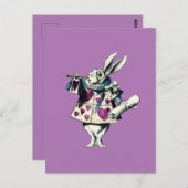 Dekret des Orchid White Rabbit Postkarte (Vorne/Hinten)