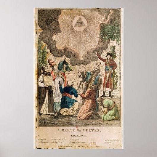 Dekret zur Einführung der Religionsfreiheit Poster (Vorne)