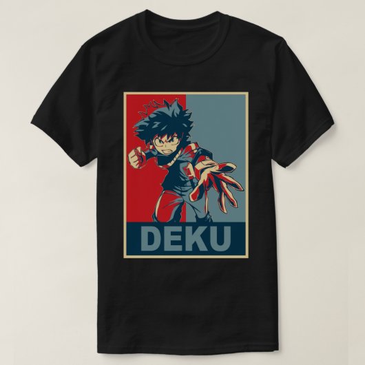 Deku Hope Poster T-Shirt (Design vorne)