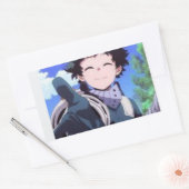 Deku Rechteckiger Aufkleber (Umschlag)