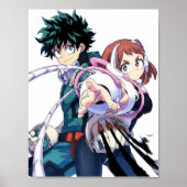 Deku und Ochako Poster (Vorne)