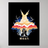 Deku vs. alle könnten eins für alle Helden Academy Poster (Vorne)