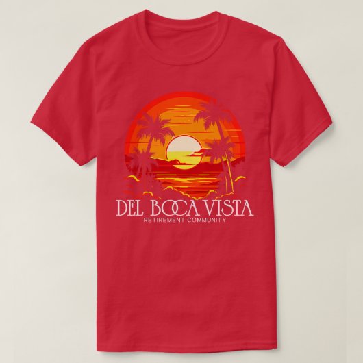 Del Boca Vista Retro Style 90s Design T-Shirt (Design vorne)