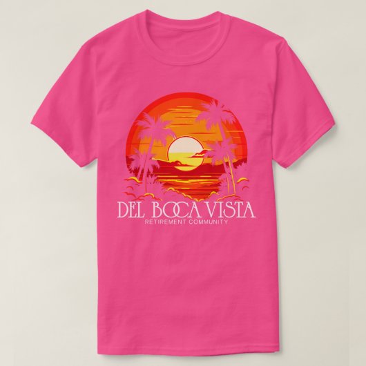 Del Boca Vista Retro Style 90s Design T-Shirt (Design vorne)
