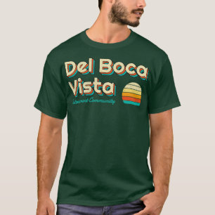 Del Boca Vista Retro Sunset TShirt 1