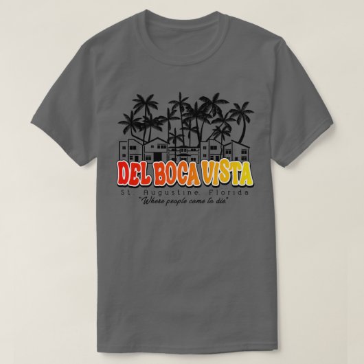 Del Boca Vista Sunset Fade T-Shirt (Design vorne)