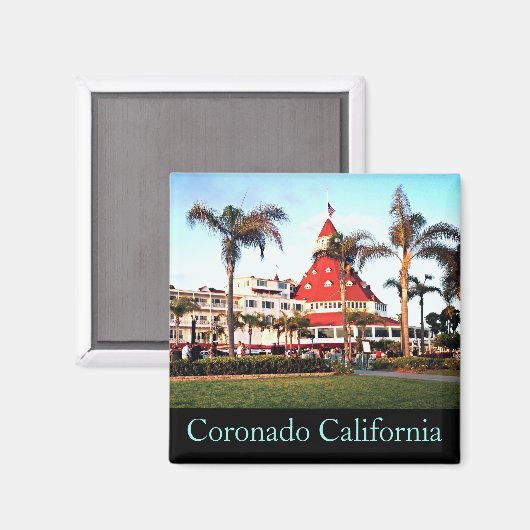 Del Coronado Hotel, Foto Magnet (Vorderseite/Rückseite)
