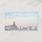 Del Coronado Sonnenuntergang Visitenkarte (Rückseite)