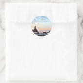 Del Coronado Sunset Runder Aufkleber (Tasche)
