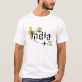 DEL Delhi Airport Code T Shirt (Vorderseite)