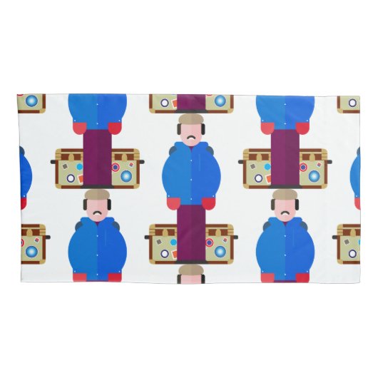 Del Griffith – Classic Comedy Tribute Pillowcase Kissenbezug (Rückseite-Rechts)