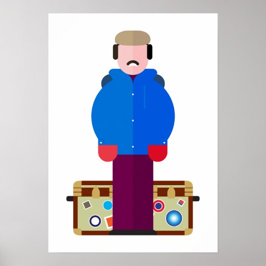 Del Griffith – Classic Comedy Tribute Poster (Vorne)