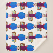 Del Griffith – Patterned Sherpa Blanket Sherpadecke (Vorderseite)