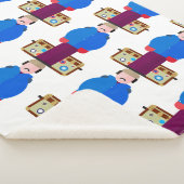 Del Griffith – Patterned Sherpa Blanket Sherpadecke (3/4)