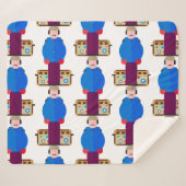 Del Griffith – Patterned Sherpa Blanket Sherpadecke (Vorderseite (Horizontal))