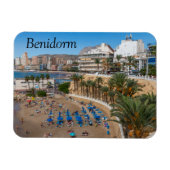 Del Malpas Beach, Benidorm, Costa Blanca, Spanien Magnet (Horizontal)
