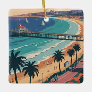 Del Mar California Keramikornament