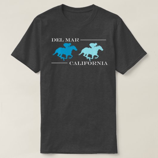 Del Mar California Racing Long Sleeve T-Shirt (Design vorne)